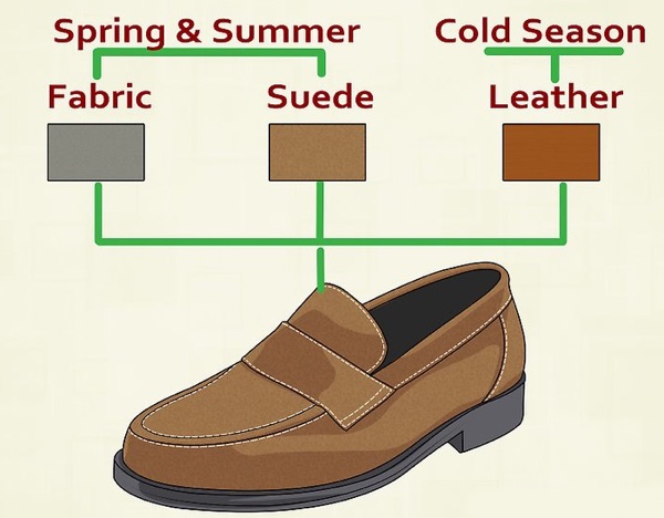 suede vs leather loafers